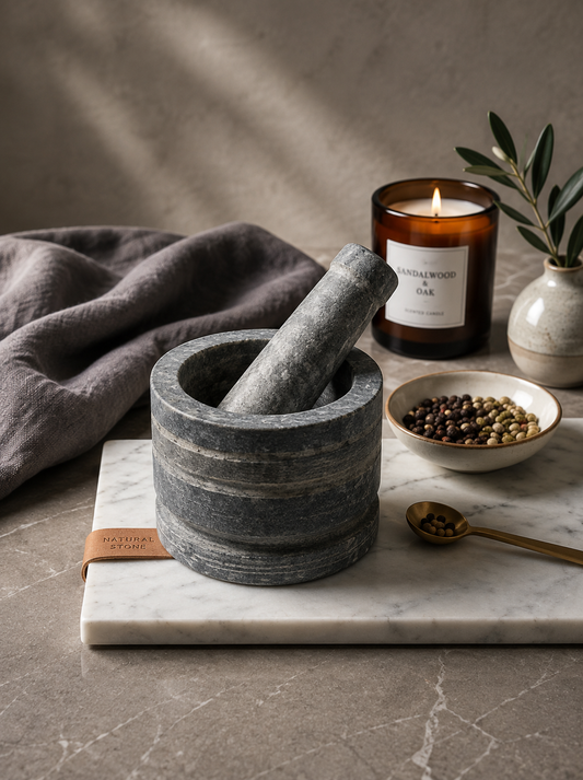 Premium Granite Mortar & Pestle