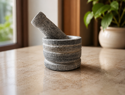 Premium Granite Mortar & Pestle
