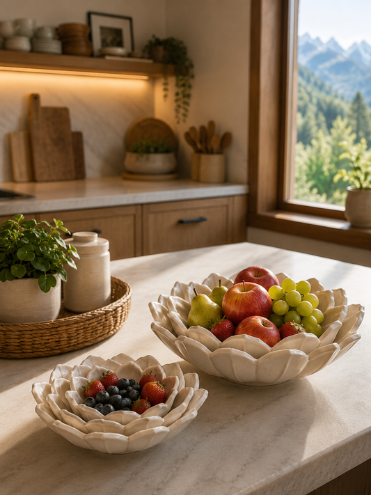 Luxury Marble Serving Bowl Set
