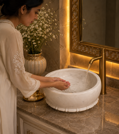 Designer Marble Counter Basin