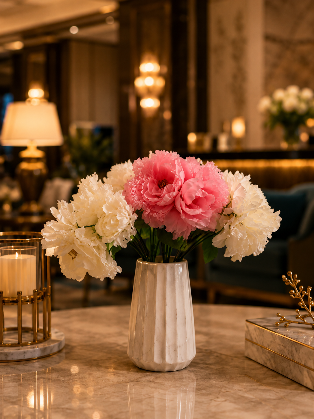 Luxury Marble Flower Vase