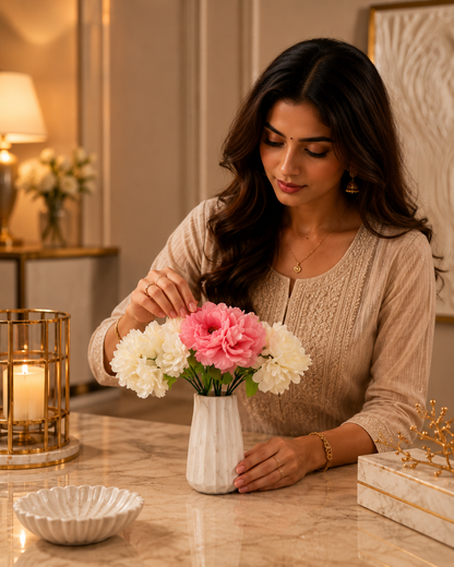 Luxury Marble Flower Vase