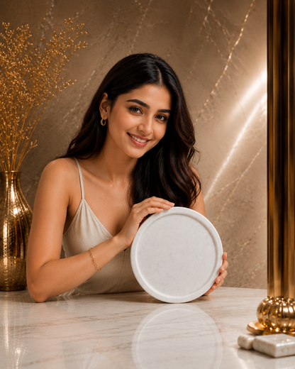 Luxury Marble Serving Plate.