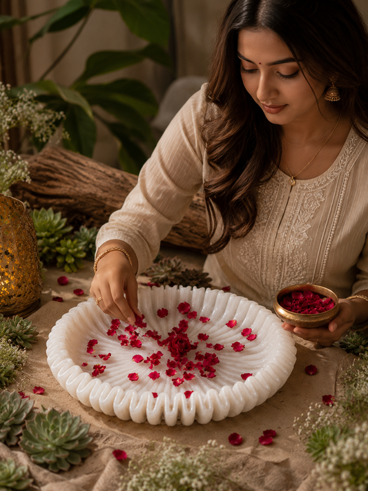 Luxury Marble Decorative Bowl
