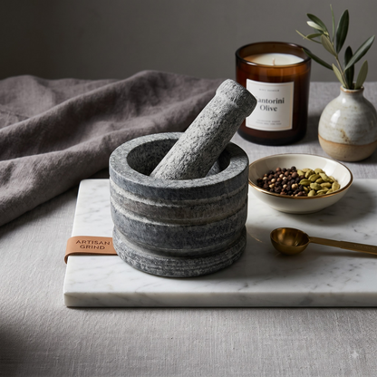Premium Granite Mortar & Pestle