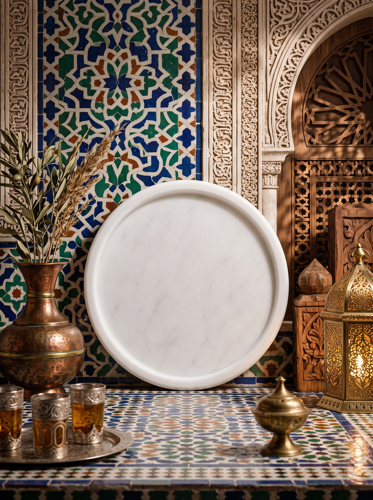 Luxury Marble Serving Plate.
