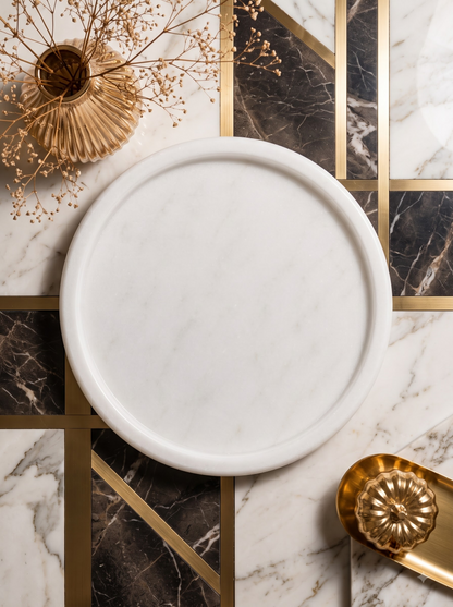 Luxury Marble Serving Plate.