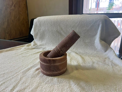 Handmade Marble Mortar & Pestle